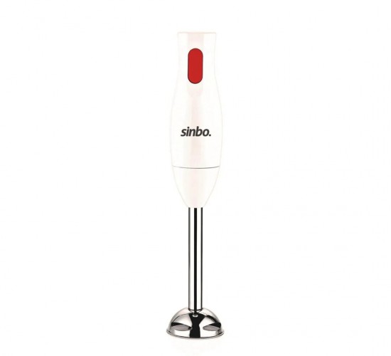 SİNBO SHB-3185 (ELEKTRİKLİ) (ÇUBUK) EL BLENDER (350W) (PASLANMAZ ÇELİK METAL BLENDER AYAK) (ASMA HALKASI) (EMNİYET SİSTEMİ )*24