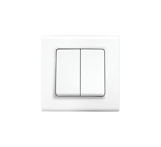 VİKO ( 9140 0002 ) LİNNERA S KOMÜTATÖR ( BEYAZ ) ( ÇERÇEVELİ )*15X10