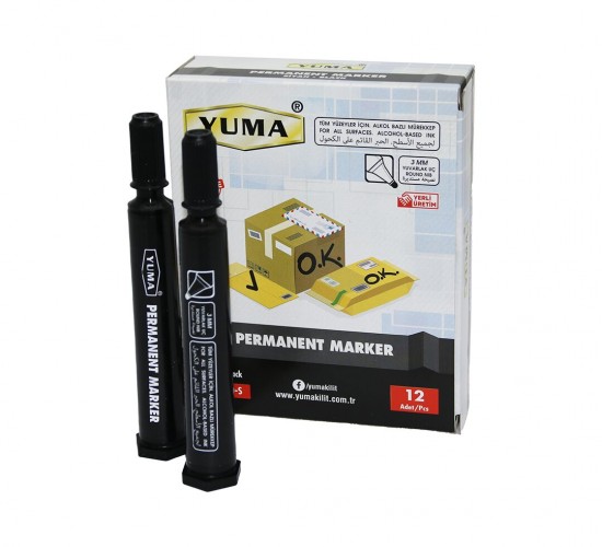 YUMA YM-790S ( SİYAH ) KOLİ KALEMİ*12X96