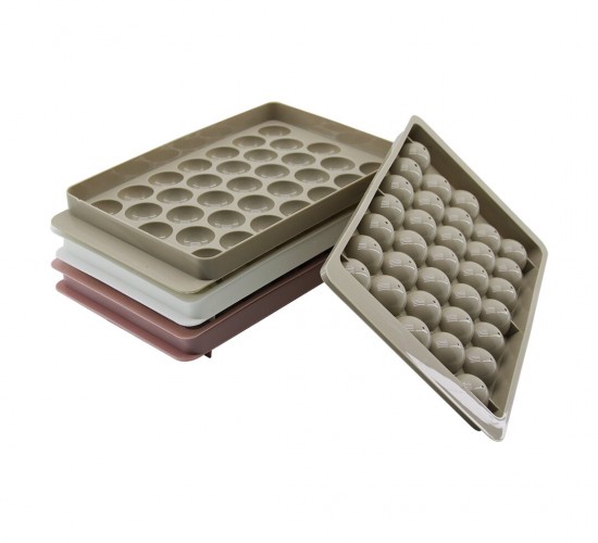 PLASTLİFE KP-155 ( KÜRE ŞEKİL ) ( 33LÜ ) BUZLUK KAPAKLI ( RENKLİ PLASTİK )*48=K
