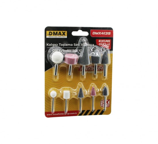 DMAX DMX-4135 ( 10PCS ) KALIPCI TAŞLAMA SETİ (TEMİZLEME & PARLATMA & ÇAPAK ALMA & PAS SIYIRMA)*200