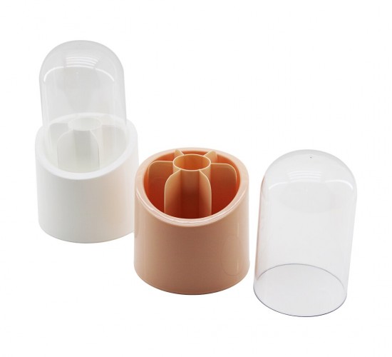 PAMİR PMR-500 ELİS ( 7 BÖLMELİ ) KAPSÜL ORGANİZER ( PLASTİK HAZNE & KRİSTAL MİKA FANUS KAPAK)*36