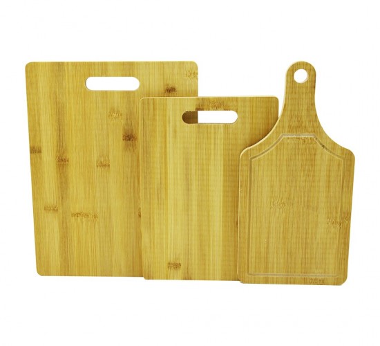 YAKUT-11426 ( 3 BOY SET ) AHŞAP BAMBU KESİM PANOSU ( 16X22 & 20X28 & 25X33CM )*12