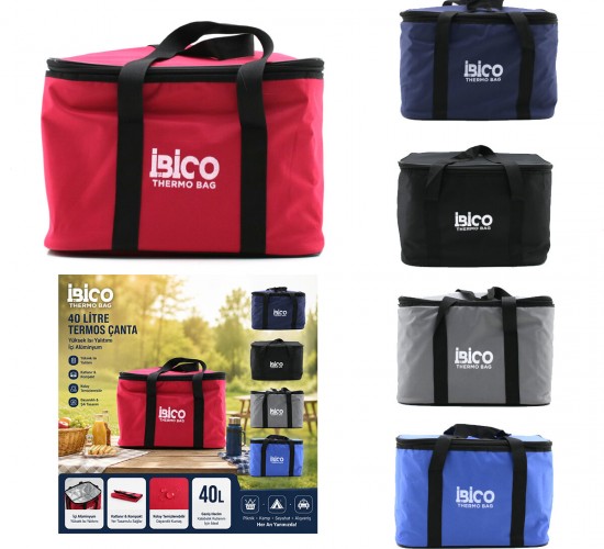 İBİCO K18-007 ( 40LT ) TERMOS ÇANTA ( FOLYOLU ) ( 40 X 30 X 25CM ) ( TAŞIMA KULP  )*20=K