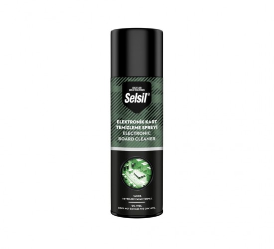 SELSİL TAS-010 ELEKTRONİK KART TEMİZLEME SPREYİ 500ML ( YAĞSIZ & DEVRELERE ZARAR VERMEZ )*24