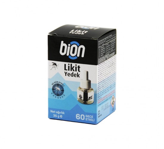 BİON ( 60 GECE ) ( SIVI LİKİT & YEDEK ŞİŞE ) SİVRİSİNEK ÖLDÜRÜCÜ 35GR*6X16