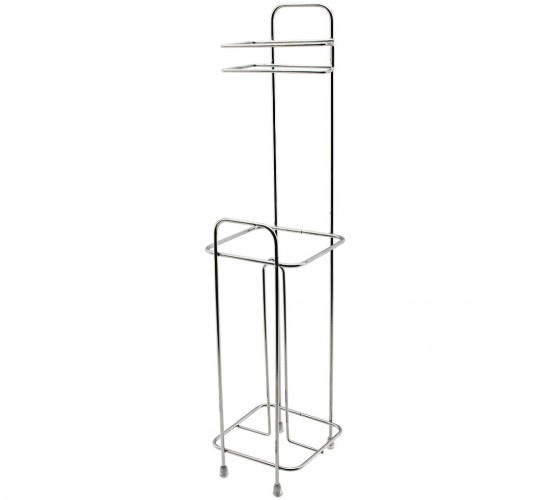 LALEZAR LZR-642 ( KARE ) ( METAL & KROM ) YEDEKLİ WC KAĞITLIK*12