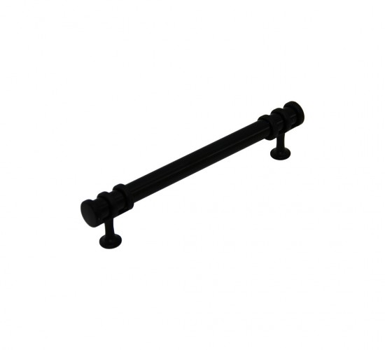 İBİCO-944 ( 12.8CM ) ( YÜZÜK SİYAH & KULP SİYAH ) BORU ÇEKMECE KULP*10X5