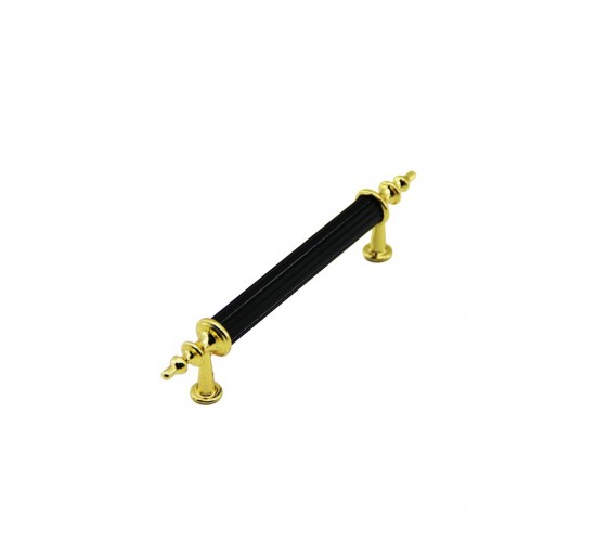 İBİCO-957 ( 9.6CM ) ( ZİRVE ) ( SİYAH & ALTIN ) BORU KULP*10X5