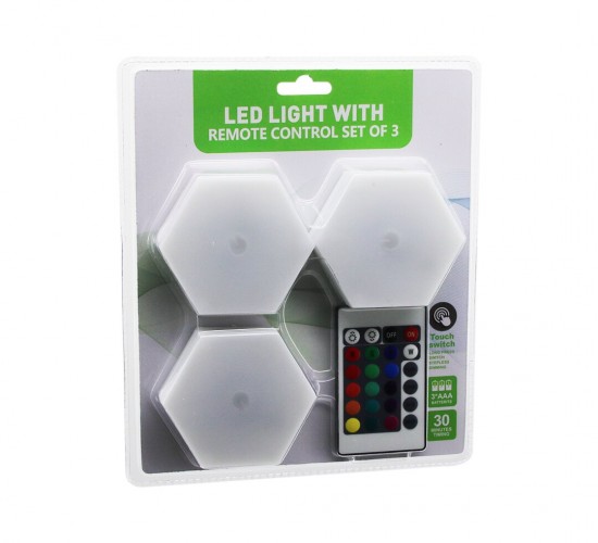 ALASKA SDR-WT-365 LED LIGHT WITH ( 3PCS & 6GEN & RGB ) ( KUMANDALI & PİLLİ & DOKUNMATİK ) LAMBA SETİ ( 6LED )*80