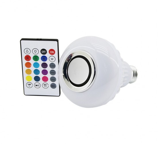 WINBOSS WN-1156 (2IN1) (KUMANDALI RGB LED AMPUL & BLUETOOTH HOPARLÖR MÜZİK ÇALAR) (LED=7W & HOPARLÖR=3W)*70