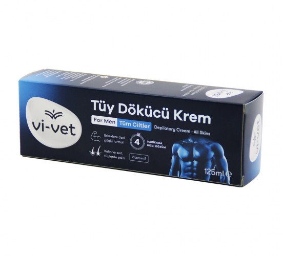 Vİ-VET ( BAY ) TÜY DÖKÜCÜ KREM 125ML*24=K