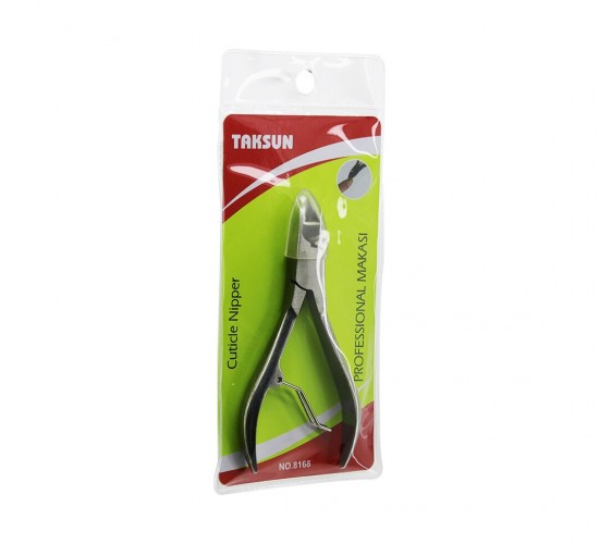 TAKSUN NO-8168 ( BÜYÜK ) METAL MANİKÜR & PEDİKÜR TIRNAK ET PENSİ ( CUTiCLE NİPPER )*12X30