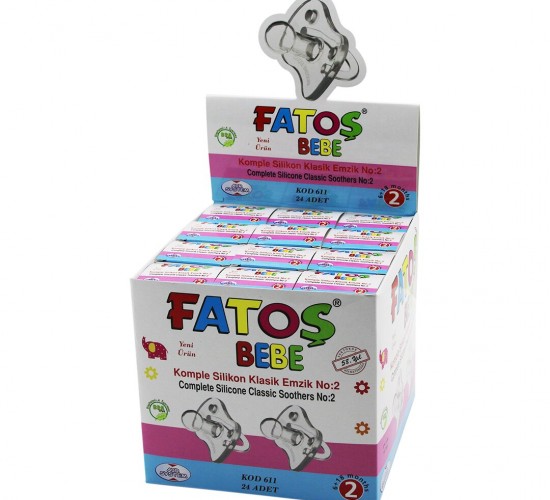 FATOŞ BEBE-611 ( NO-2 & KOMPLE SİLİKON ) KLASİK EMZİK*24X24