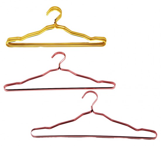 İBİCO DMR-8158 ( 2PCS ) ( GOLD & BRONZ ) ( KOMPLE METAL ) ELBİSE ASKI*130