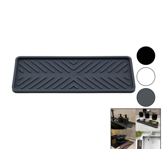 OMLİFE ( ORGANİZER & SİLİKON ) MUTFAK LAVABO DÜZENLEYİCİ ( RENKLİ MAT ) ( 22.5 X 9CM ) ( BRKT-178617 )*20X1