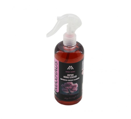 AUTO PROFF MAXHAUS ( JAPON KİRAZ ÇİÇEĞİ  ) ORTAM ODA KOKUSU SPREY 400ML ( PLASTİK ŞİŞE )*12=K