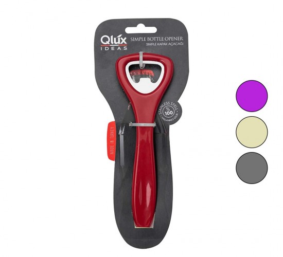 QLUX BSF-00901 SIMPLE KAPAK AÇACAK ( RENKLİ PLASTİK SAPLI )*50