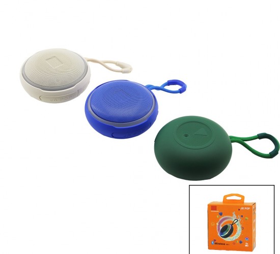 HASUBA HS-105 JR POP (MİNİ UFO MODELİ) BLUETOOTH WİRELESS (V5.1) SREAKER HOPARLÖR (USB ŞARJLI & IŞIKLI)*120