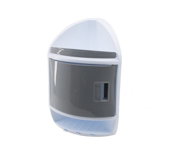 QLUX L-00708 ( PLUS ) ( ORTA KAT KAPAKLI ) ( 3 KATLI ) ( 3GEN ) ( 43X36X18X18CM ) BANYO KÖŞESİ ( PLASTİK ) ( VİDALI MONTAJ )*6=K