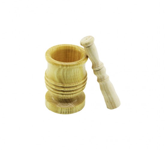 TARAKLI TRK-119 ( BÜYÜK BOY ) LÜX AHŞAP HAVAN (SARIMSAK DÖVECEK) (Ç: 8.3CM--D: 7CM--Y: 12CM) (FİLELİ AMBALAJ)*80
