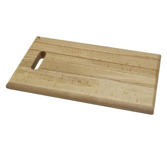 TARAKLI TRK-234 ( 25X40CM ) ( KALIN=2.5CM ) AHŞAP KESİM PANOSU & ET TAHTASI ( EL GEÇMELİ KULP )*25