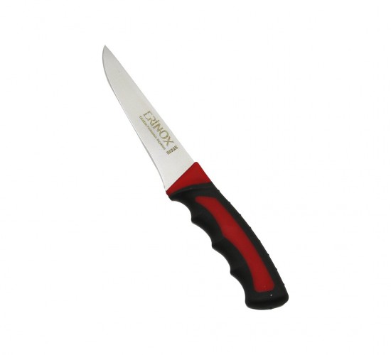 ERİNOX ( R-032K ) ( NO-0 ) ( SIYIRMA ) ET BIÇAK & KURBAN ( SOFT ÇİFT BASKI RENKLİ PLASTİK SAPLI )*15X1