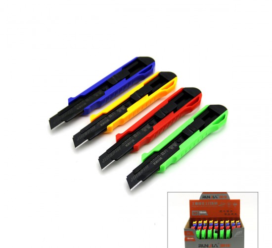 RUNJİA SK-5 RJ-087 AR-18 ( BÜYÜK=18MM ) ( PLASTİK ) FALÇATA MAKET BIÇAK*36X8