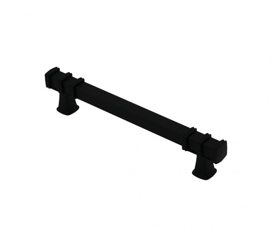 İBİCO-962 ( 12.8CM ) ( YÜZÜK SİYAH & KULP SİYAH ) ( KARE ) ÇEKMECE KULP*10X5