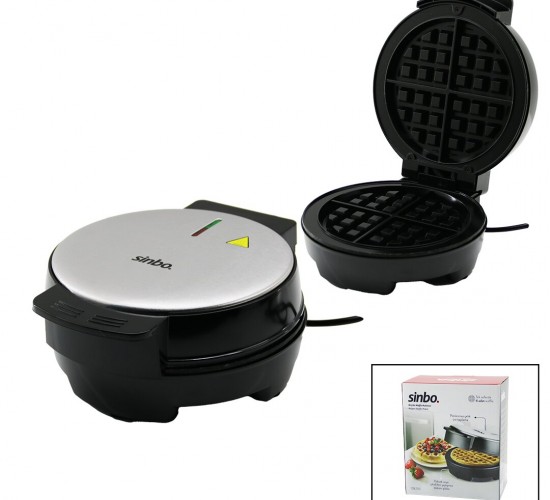 SİNBO SSM-2591 BELÇİKA WAFFLE MAKİNESİ ELEKTRİKLİ (4 WAFFLE & YAPIŞMAZ DÖKÜM PLAKA) (PASLANMAZ ÇELİK ÜST KAPLAMA)*6