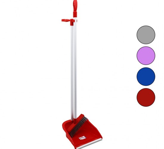 EKOL FIRÇA EF-145 LÜKS FIRÇALI & AYAKLI ( AÇIK ) FARAŞ TAKIMI ( FIRÇA=93CM--FARAŞ=85CM)*12=K