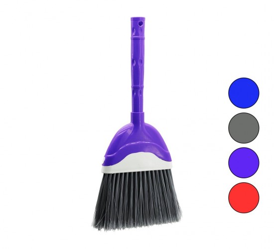 EKOL FIRÇA EF-169 JOKER ( NO-2 ) RENKLİ PLASTİK SÜPÜRGE ( SAP ÇIKAR-TAK-UZAT SAPLI=31CM )*40=K