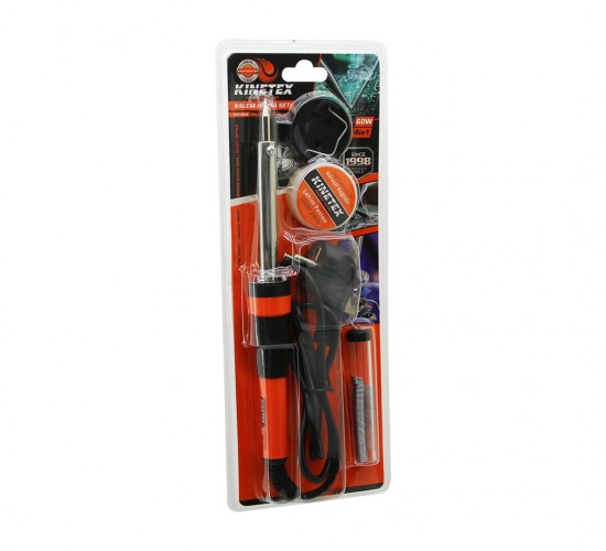 KINETEX KTX-2659 ( 4İN1 ) KALEM HAVYA LEHİM SETİ ( 60W KALEM HAVYA & MİNİ STAND & LEHİM PASTASI & LEHİM TELİ )*120