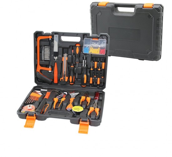 LIFE STYLE-038 (38PCS) TEKNİK EL ALETLERİ USTA TAKIM SET(T.VİDA-PENSE-DJT.K.KALEM-ALYAN-ÇEKİÇ-BİTS UÇ-FENER-METRE-M.BIÇAK)*6