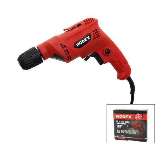 RODEX RDX-1504 ( KABLOLU ) ELEKTİRİKLİ MATKAP ( 0-2600 RPM ) ( 450W ) (AHŞAP: 25MM - METAL:10MM)*10