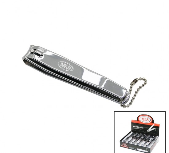 MLS NAIL CLIPPERS M-318 ( GENİŞ AĞIZ ) ( UZUN=9.5CM ) TIRNAK MAKASI*12X40