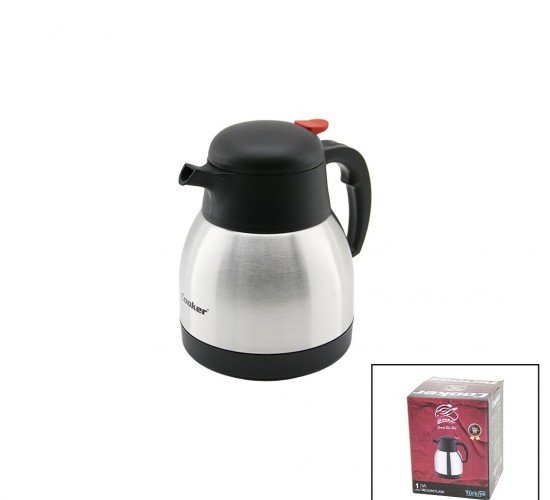 COOKER CKR-2035 ( 1LT ) (304 ÇELİK) TERMOS (INOX SERİSİ) (12 SAAT SICAK & 24 SAAT SOĞUK) (ÇİFT CONTALI KAPAK)*12