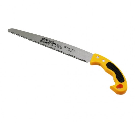 EMKA MAX-5426 (ORTA DİŞLİ) BAHÇE BUDAMA TESTERESİ (PLASTİK SAPLI) (270MM) (ODUN & KONTRPLAK & AHŞAP YONGA LEVHA)*15X10