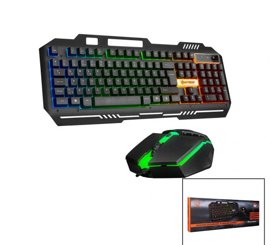 EVEREST HKM-X86 QUİN ( GÖKKUŞAĞI IŞIKLI )( USB KABLOLU ) KLAVYE & MOUSE ( SET ) 150CM KABLO*20