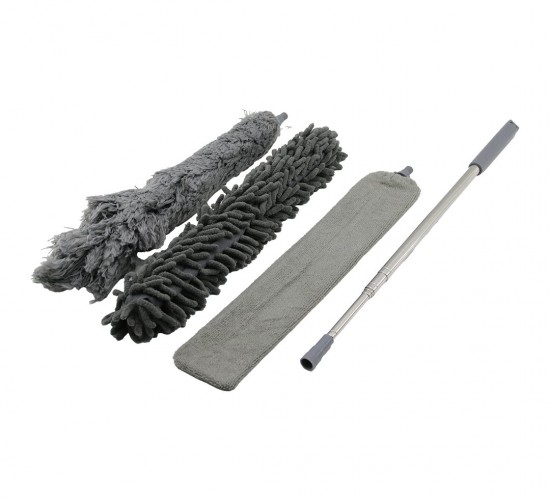 İBİCO İ21-020 (3PCS) (PÜSKÜL& MAKARNA& DÜZ) TOZ ALMA SET (ESNEK BAŞLI-43CM) ( UZAYAN SAPLI=43-205CM) (BRKT-910200)*100