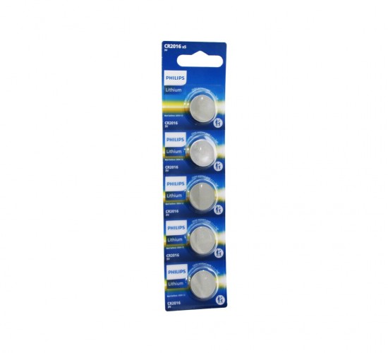 PHILIPS LİTHİUM CR-2016 ( PARA PİL ) ( 3V ) ( 5Lİ KART )*200
