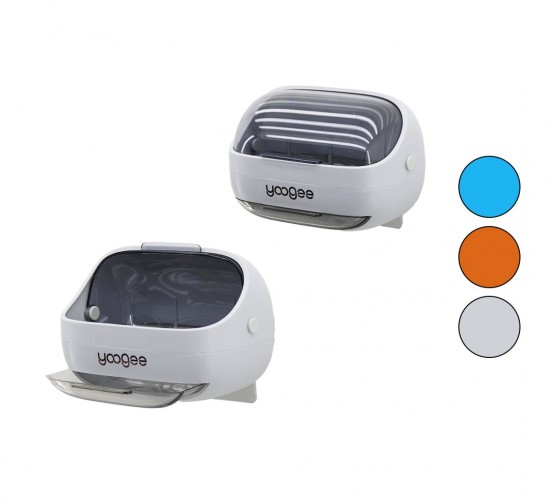 YOOGEE ENF-1111 (LÜX) KATI SABUNLUK (RENKLİ PLS) (MİKA KRİSTAL (AÇ-KAPA) PENCERELİ & ATIK SU ÇEKMECELİ) (YAPIŞKANLI MONTAJ)*75