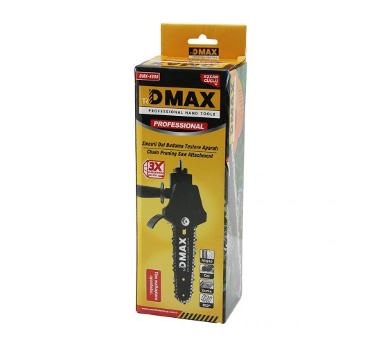 DMAX DMX-4688 ( MATKAPA TAK KULLAN ) (ZİNCİRLİ) BUDAMA & DAL KESME TESTERE ( APARATI ) (TÜM MATKAPLARA UYUMLU)*30