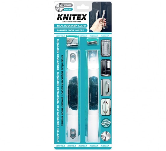 KNITEX KTX-2705 PLASTİK KROM KAPLAMA DUŞAKABİN KOLU 10MM *72