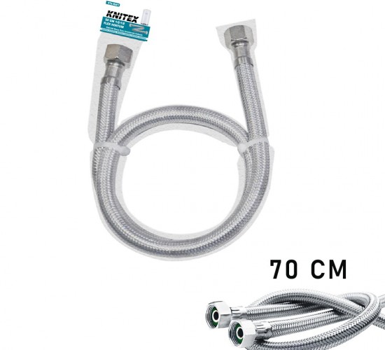 KINETEX KTX-2882 FLEX ( ŞOFBEN & KAZAN ) HORTUM 70CM.DİŞİ-DİŞİ 1/2*10X15