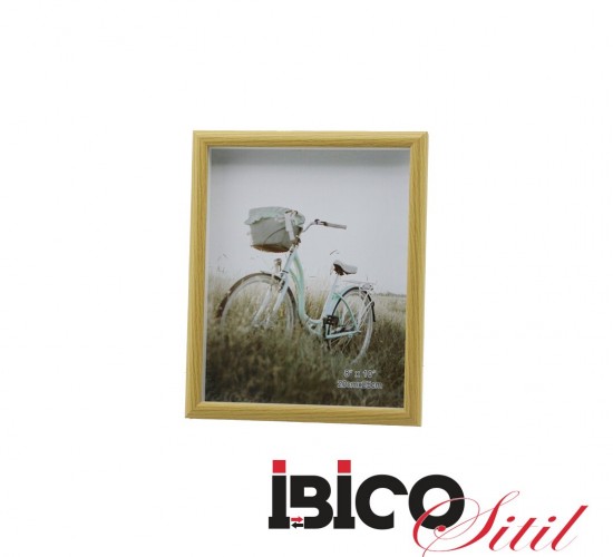 İBİCO İ12-028 ( 8''X10'' & 20X25CM ) ( KALIN & LÜX BAMBU & TEK RENK ÇERÇEVE ) AHŞAP RESİM ÇERÇEVESİ *36=K