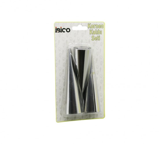 İBİCO İ22-160 ( 3PCS ) (METAL) KORNEO KALIP & PASTA DEKORASYON APARATI (ÇAP:3.4CM X UZUNLUK:12CM) (BRKT-921602)*240