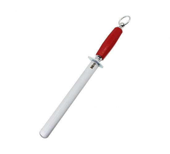 İBİCO ( 10'' ) ( METAL BİLEZİKLİ ) ( GENİŞ YASSI ) MASAT ( 8GEN RENKLİ PLASTİK SAPLI ) ( METAL ASMA HALKALI )*50