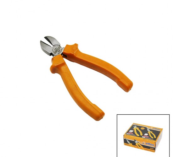 ELTOS EYK-161 ( 160MM ) ( DÖVME ÇELİK ) YAN KESKİ ( TURUNCU LÜX PLASTİK SAPLI )*6X12