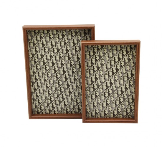 PABLITO HOME PBT-360 (DESENLİ & KAHVERENGİ) (2Lİ SET) (DİKDÖRTGEN) AHŞAP BAMBU SUNUM TEPSİ (20X30CM- 25X35CM- DERİNLİK: 2CM)*20=K